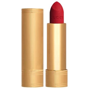 gucci iconic red lipstick review|Gucci velvet matte lipstick.